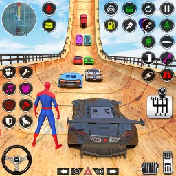 Crazy Car Stunts GT Ramp Games simgesi